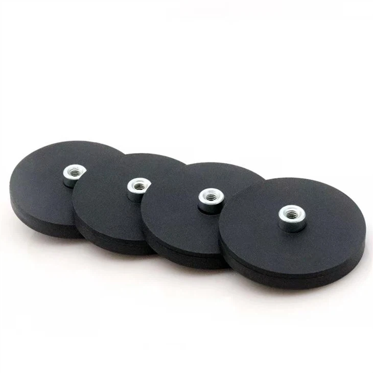 Heavy-Duty Rubber Coated Pot Magnet Mount For Off-Road Lights & Cameras | Sizes 22mm-88mm (M4-M6 Thread) suppliers