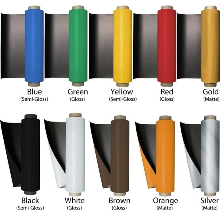 Adhesive-Backed Flexible Rubber Magnet Rolls | Soft 3D Sheets For Custom Crafts And Displays high quality