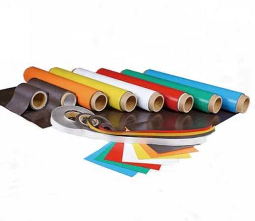 Adhesive-Backed Flexible Rubber Magnet Rolls | Soft 3D Sheets For Custom Crafts And Displays factory