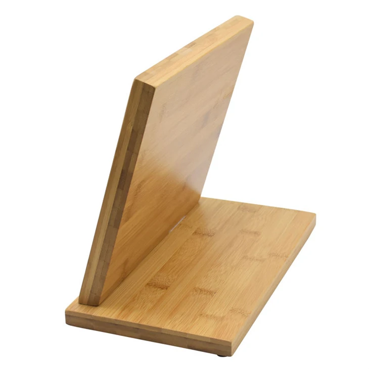 Eco-Friendly Natural Bamboo Magnetic Knife Holder factory