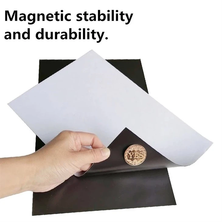 Flexible Magnetic Sheets With Adhesive Backing - 8.5