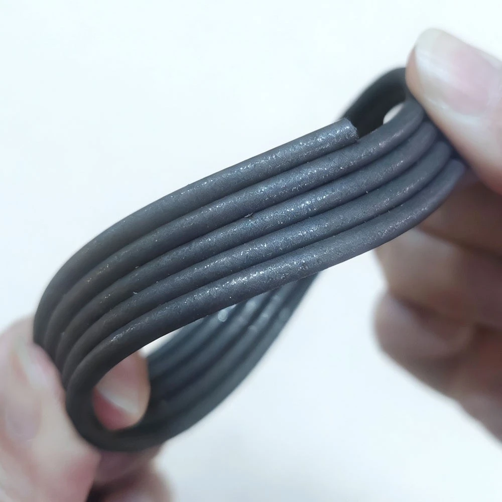 Extruded Flexible Magnetic Zipper Rubber Magnetic Rope