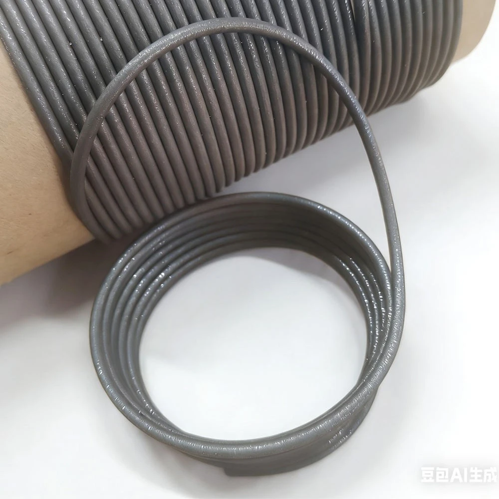 Soft Rubber Magnetic Rope Magnetic Zipper for Garments