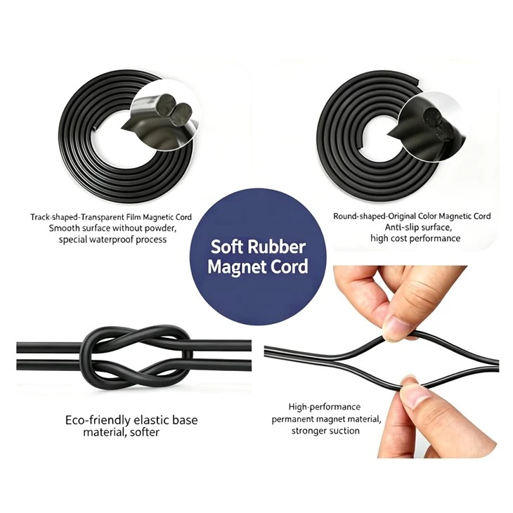 soft rubber magnet Cord