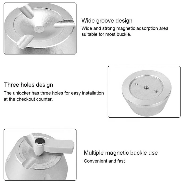 Manual Magnetic Security Tag Remover For Clothing Store Anti Theft EAS Label Remover factory