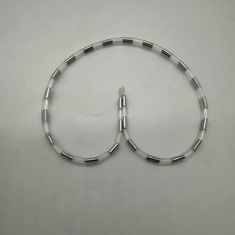 Flexible Plastic Cylinder Magnetic Zipper – N52 Grade for Bags