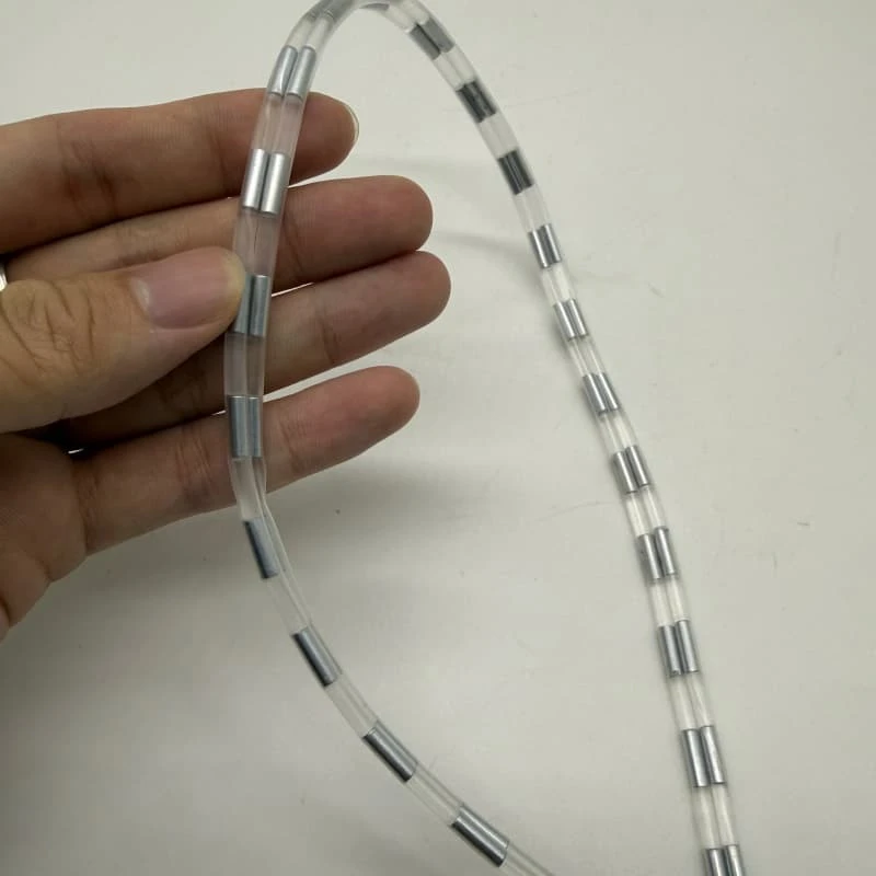 Strong N52 Magnetic Closure Strip for Bags – Plastic Cylinder Protected