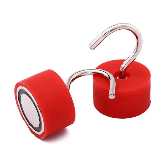 neodymium magnetic hook with coated