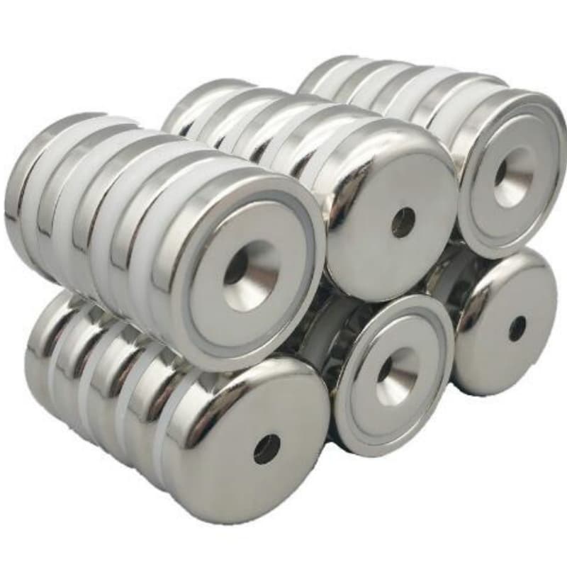 Custom Size Steel Shell NdFeB Pot Magnet for Fixtures Holding Custom Size Steel Shell NdFeB Pot Magnet for Fixtures Holding