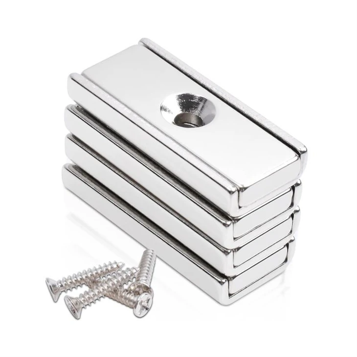 Rectangular Neodymium Pot Magnet high quality