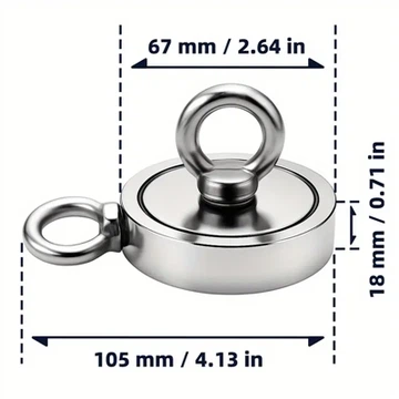 2000 LBS Double-Sided Fishing Magnet