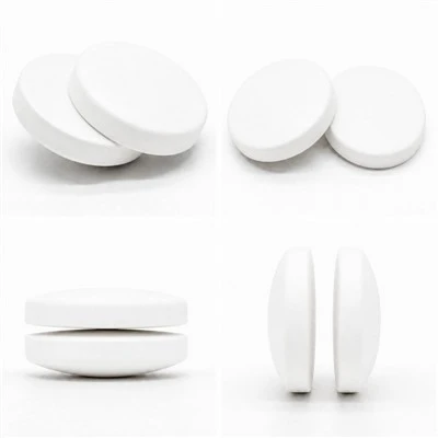 Magnetic Shower Curtain Weights With White Silicone Cover