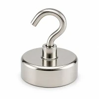 N42 Neodymium Pot Magnet With Hook For Hanging