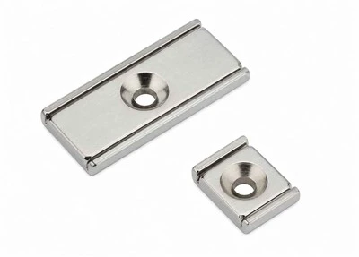 Rectangular Neodymium Pot Magnet