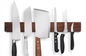 Walnut Wood Magnetic Knife Holder, Wall Mounted Knife Strip