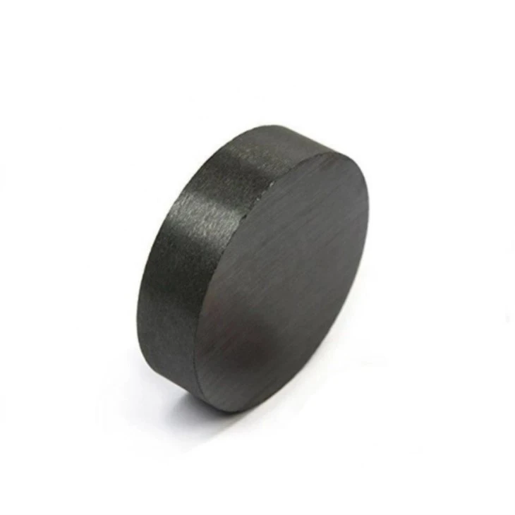 Sintered Y35 Ferrite Disc Magnets – Axial Magnetization