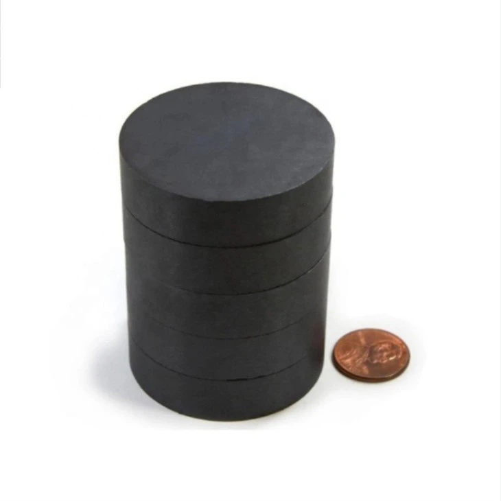 Bulk Y35 High Quality Ferrite Round Disc Magnets – OEM Available